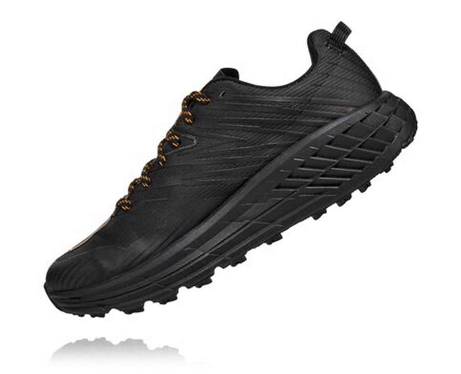 Tenis Trail Hoka One One Masculino Pretas - Speedgoat 4 Gore-Tex - 945-WUTSCB